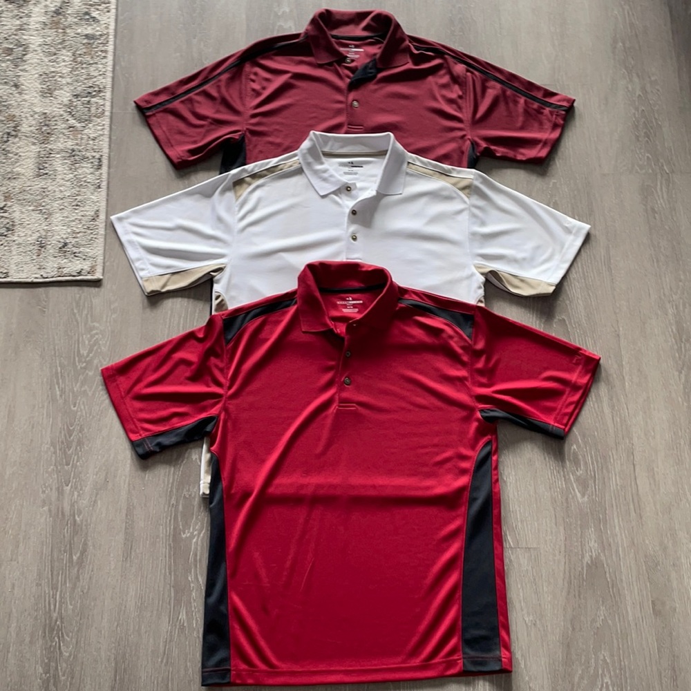 Men’s Dryfit Polos ($15 each or all 3 for $35)